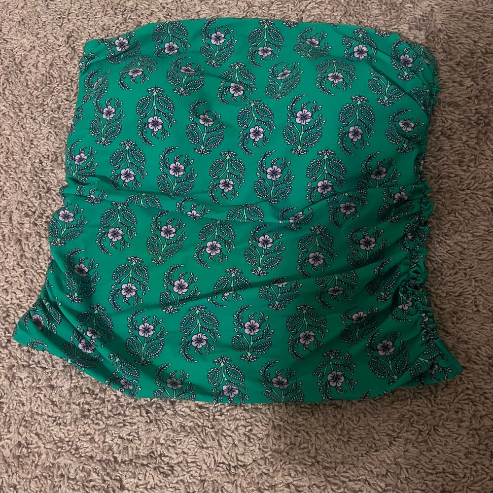 J Crew Strapless Swim Top